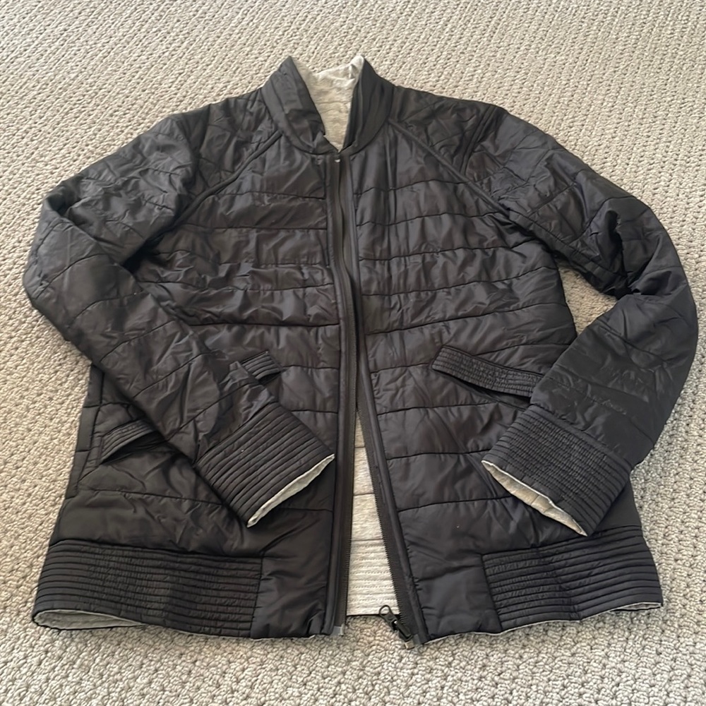 Lululemon reversible bomber jacket.